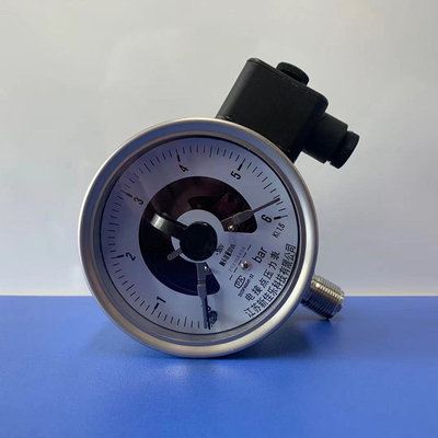 مقياس ضغط مقياس ضغط التلامس الكهربائي بمساعدة المغناطيسية لضغط الفلتر YXC100
